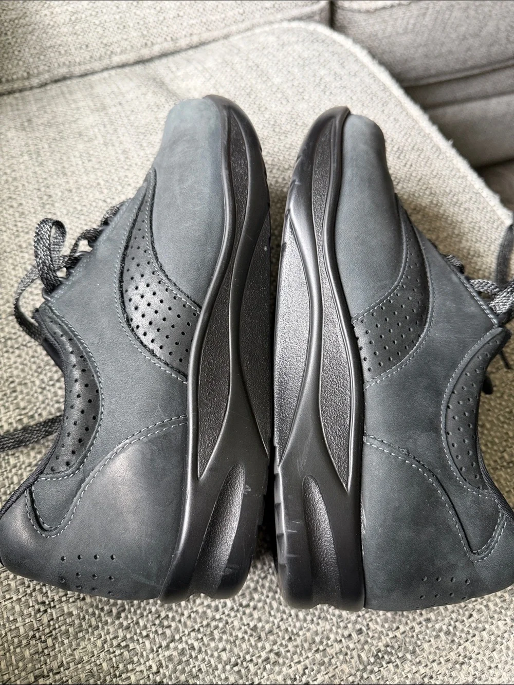 SAS Walk Easy Nero - Lace Up Walking Shoe orthotic Size 7.5 Medium